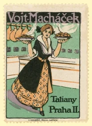 Vojtek Machacek macaroni, Prague