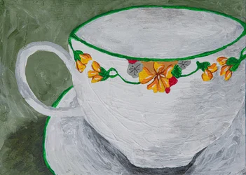 Cozy Floral Teacup