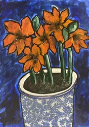 Vibrant Orange Flowers