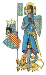 Louis the Ninth, leader of the last two Crusades and one of the greatest kings of France (1226-70)