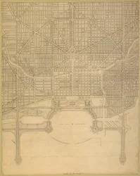 Plate 110 from The Plan of Chicago: Chicago. Plan of the Complete System of Street