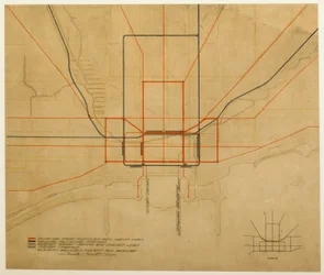 Plate 75 from The Plan of Chicago: Chicago. Diagram of the City, Showing Complete System