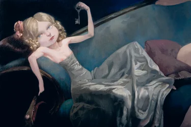 The Young Bride and Her Friends (detail), from Bluebeard by Charles Perrault