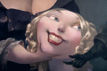 The Proposal (detail), from Bluebeard by Charles Perrault