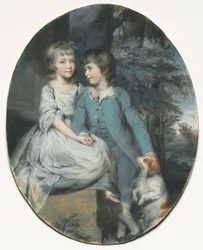 Cropley Ashley-Cooper with His Sister Mary Anne Ashley-Cooper, c.1776