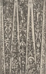 Design for the Channels of Fluted Armor, ca. 1515