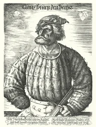 Kunz von der Rosen, court jester of the Holy Roman Emperor Maximilian I