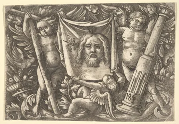 The Sudarium Held by Two Angels