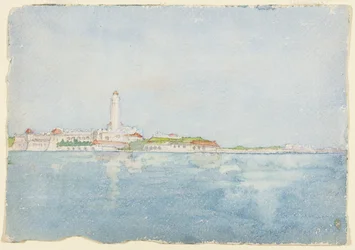 Sketch Taken at Algiers, North Africa, Travel Sketch