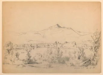 Chocorua Pond and Mountain, New Hampshire, September 28, 1854