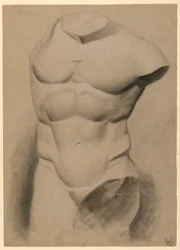 Male Torso From a Plaster, 1840