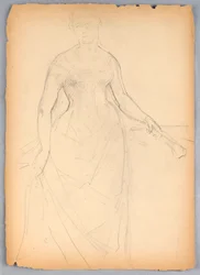 Sketch for a Portrait of Bella Worsham, 1878