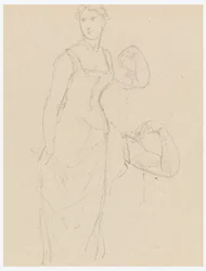 Sketch for a Portrait of Bella Worsham, 1878
