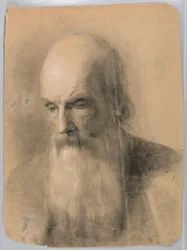 Study for "A Lesson in Charity", 1863