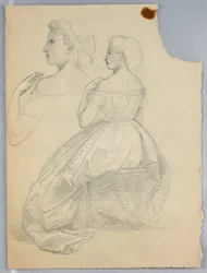 Study for "Titian Showing", 1872