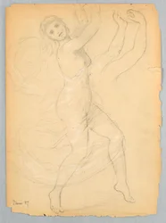 Drawing, Study for the National Academy, June 1868