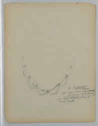 Study of the Necklace in the Portrait of Mrs. George Lewis, late 19th century