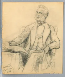 William E. Dodge Seated, 1884