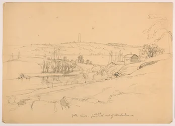 Groton Heights from Hill Northeast of New London