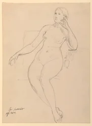 Seated Female Nude