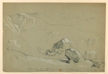 Sketch from Mount Chocorua