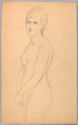 Standing Female Nude