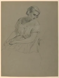 Study of Seated Woman for 