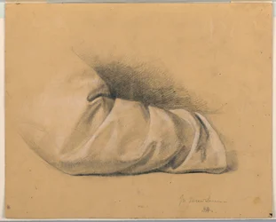 Study of Sleeve for "Sacred Lesson"