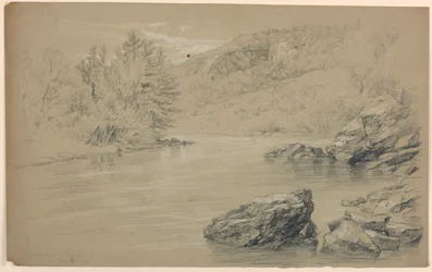 The Androscoggin River at Gorham, New Hampshire