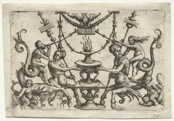 Ornament with Siren and Triton