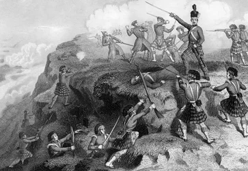 The Highlanders Attacking the Russian Redoubt, Battle of the Alma