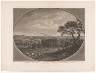 View of London from Hampstead Heath