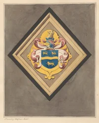 Coat of Arms in Chancel at Bedfont Church