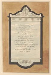 Memorial to John Beard from Hampton Church