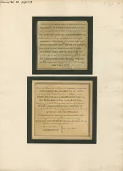 Memorial to John Bowman and to Edward Vaughen from Ealing Church