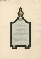 Memorial to Rebecca Wife of John Ward from Ealing Church