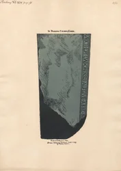 Piece of a Tombstone from Barking Church, Essex
