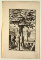 Plate in Nouveaux Livre de Paysages (New Book of Landscapes)