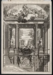 Staircase at the Palace of Voorst in Holland