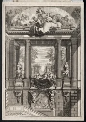 Staircase at the Palace of Voorst in Holland