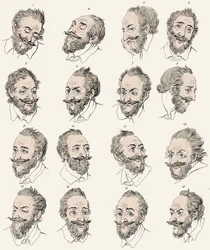 King Henry IV of France (1553-1610) in Essays on physiognomy, designed to promote the knowledge and the love of mankind John Caspar Lavater - Engraving after Daniel Chodowiecki