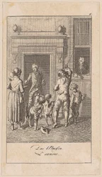 Alms, plate 6 from the series “Sincerity and Hypocrisy”