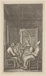 Visit to St. Hiob at **, plate 2