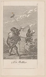 Beggar, plate 8 from the series “The Dance of Death”