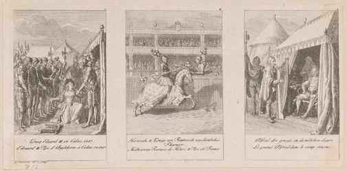 Sheets 1-3 from the series "History of the Middle Ages"