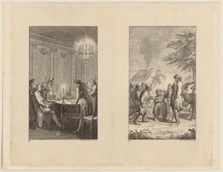 Candide with an Actress [left]; Candide in Norway [right]