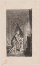 Clarisse Pleads for the Preservation of Her Virtue and Honor