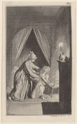 Clarisse Pleads for the Preservation of Her Virtue and Honor