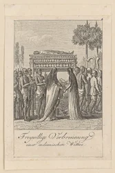Voluntary Burning, Plate 6 from the series “East Indian Customs”