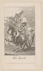 General, Plate 2 from the series "The Dance of Death"